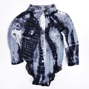 Resistol Baby Unisex Boys Girls One Piece Western Shirt Size 6 Months